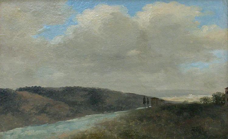 Pierre de Valenciennes Skizze Italienische Landschaft oil painting image